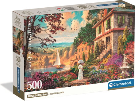 CLEMENTONI Puzzle Viktoriánská promenáda 500 dílků
