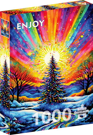 ENJOY Puzzle Slavnost vánočního stromku 1000 dílků