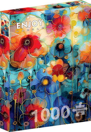 ENJOY Puzzle Její zahrada divokých květin 1000 dílků