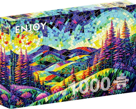 ENJOY Puzzle Přes kopce do země snů 1000 dílků