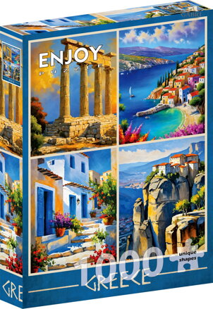 ENJOY Puzzle Řecké výhledy 1000 dílků