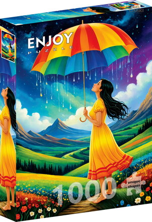 ENJOY Puzzle Duhový deštník 1000 dílků