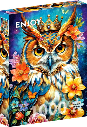ENJOY Puzzle Královská sova 1000 dílků