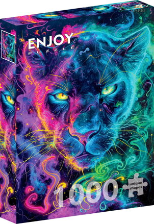 ENJOY Puzzle Neonový panter 1000 dílků