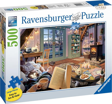 RAVENSBURGER Puzzle Útulné útočiště XXL 500 dílků
