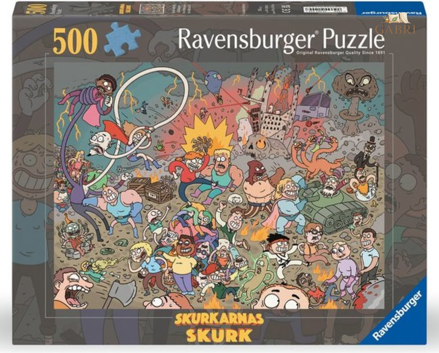RAVENSBURGER Puzzle Skurkarnas Skurk 500 dílků