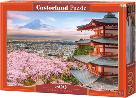 CASTORLAND Puzzle Jaro v Japonsku 500 dílků