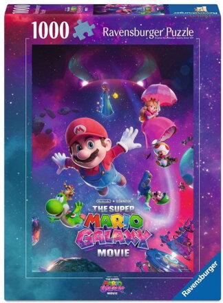 RAVENSBURGER Puzzle Super Mario galaktický film 1000 dílků
