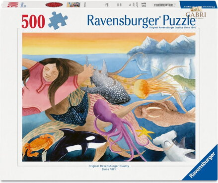 RAVENSBURGER Puzzle Matka moře 500 dílků
