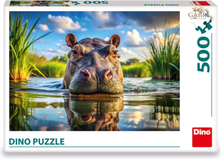 DINO Puzzle Roztomilý hroch 500 dílků