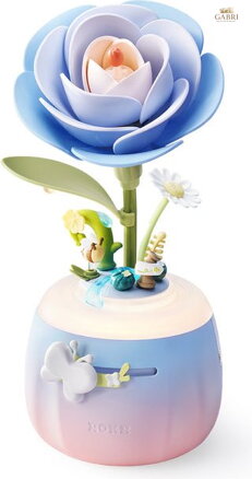 ROBOTIME Rokr Floral Art: 3D puzzle Lampa Kamélie 73 dílků