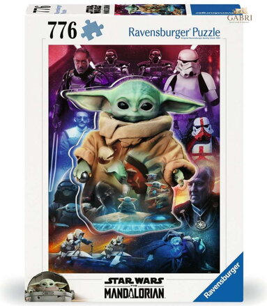 RAVENSBURGER Puzzle Star Wars Mandalorian: Groguho cesta 776 dílků