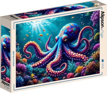 ALIPSON Puzzle Chobotnice z hlubin oceánu 500 dílků