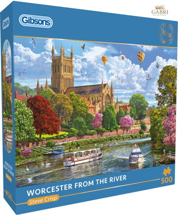 GIBSONS Puzzle Katedrála ve Worcesteru 500 dílků