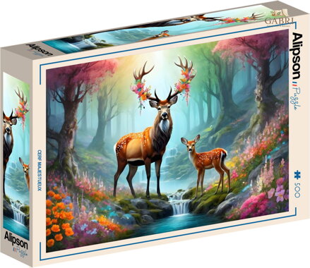 ALIPSON Puzzle Majestátní jelen 500 dílků