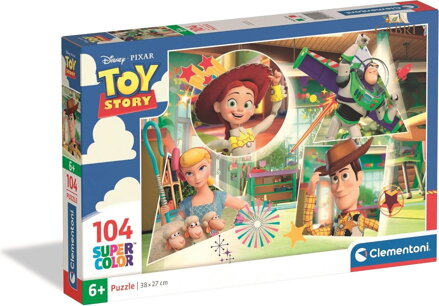 CLEMENTONI Puzzle Toy story: Příběh hraček 104 dílků