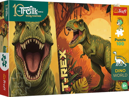 TREFL Puzzle Dino World: T-Rex 100 dílků