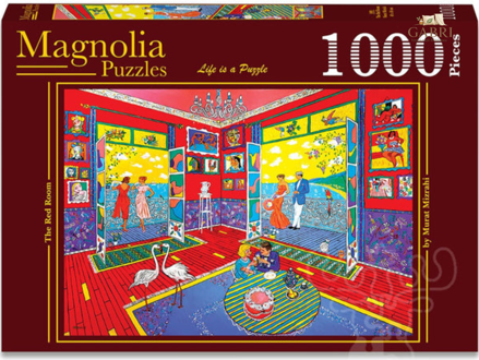 MAGNOLIA Puzzle Červený pokoj 1000 dílků