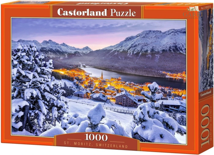 CASTORLAND Puzzle St. Moritz, Švýcarsko 1000 dílků