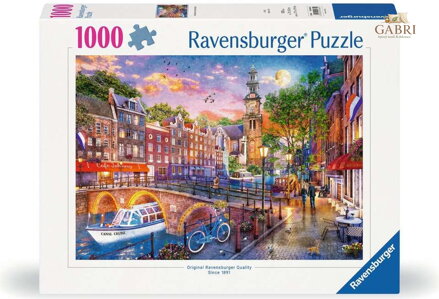 RAVENSBURGER Puzzle Amsterdam 1000 dílků