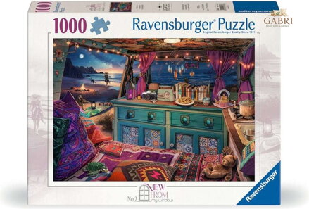 RAVENSBURGER Puzzle View From My Window č.2: Obytná dodávka 1000 dílků