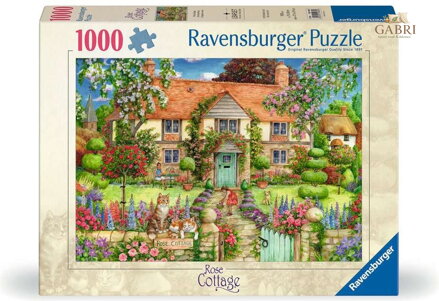 RAVENSBURGER Puzzle Chaloupka růží 1000 dílků
