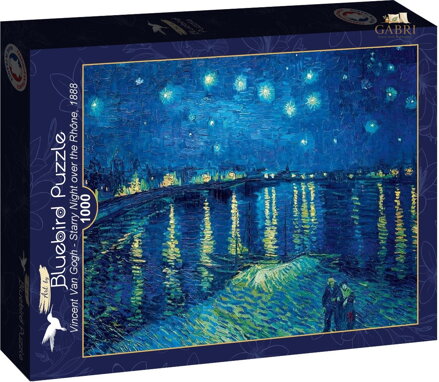 BLUEBIRD Puzzle Hvězdná noc nad Rhônou 1000 dílků