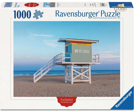 RAVENSBURGER Puzzle Pohled na Deauville, Francie 1000 dílků