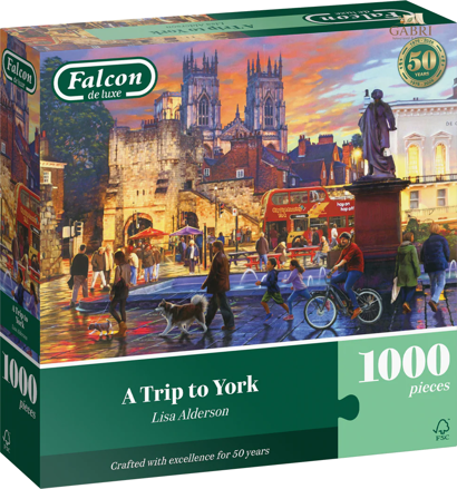 FALCON Puzzle Výlet do Yorku 1000 dílků
