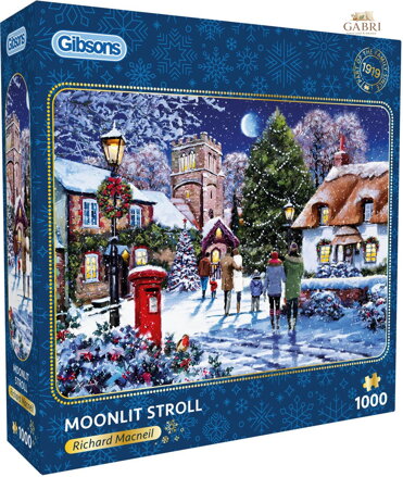 GIBSONS Puzzle Procházka za měsíčního svitu 1000 dílků