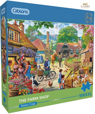 GIBSONS Puzzle Farmářský trh XXL 100 dílků
