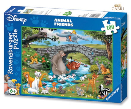 RAVENSBURGER Puzzle Zvířecí kamarádi XXL 100 dílků