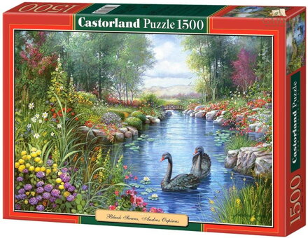 CASTORLAND Puzzle Černé labutě 1500 dílků