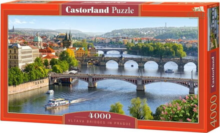 CASTORLAND Puzzle Vltavské mosty 4000 dílků