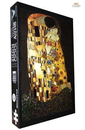 PIATNIK Metalické puzzle Polibek 1000 dílků
