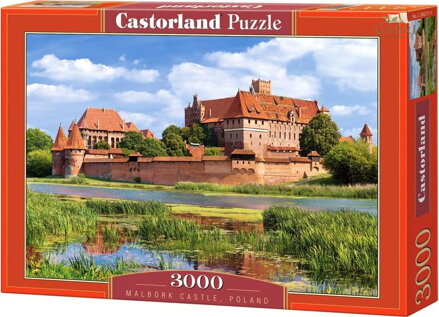 CASTORLAND Puzzle Hrad Malbork, Polsko 3000 dílků