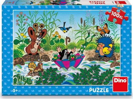 DINO Puzzle Krtkova plavba XL 100 dílků