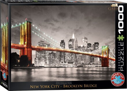 EUROGRAPHICS Puzzle New York - Brooklynský most 1000 dílků