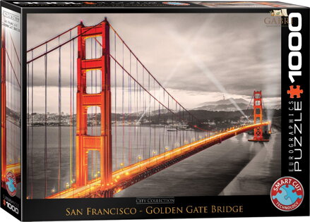 EUROGRAPHICS Puzzle San Francisco - Golden Gate Bridge 1000 dílků