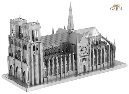 METAL EARTH 3D puzzle Katedrála Notre-Dame (ICONX)