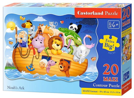 CASTORLAND Puzzle Noemova archa MAXI 20 dílků