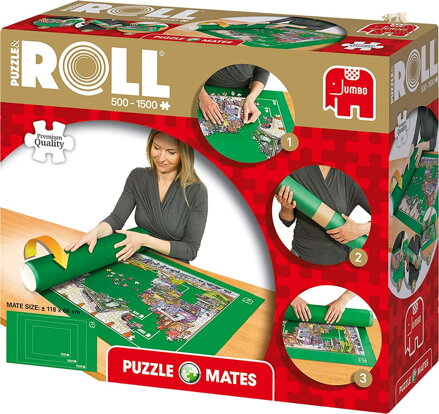 JUMBO Rolovací podložka na puzzle 500-1500 dílků (118x66cm)