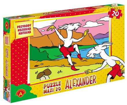 ALEXANDER Puzzle Příhody Kozlíka poplety: U moře MAXI 20 dílků