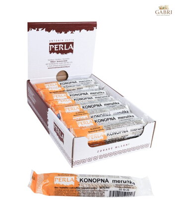 Konopná meruňková KARTON (18x50g) Zetík 2209