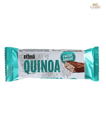 Rýžovo-quinoová tyčinka pufovaná v ml.čoko.18g Soco 789