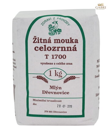 Mouka žitná celozrnná 1kg ZP 2908