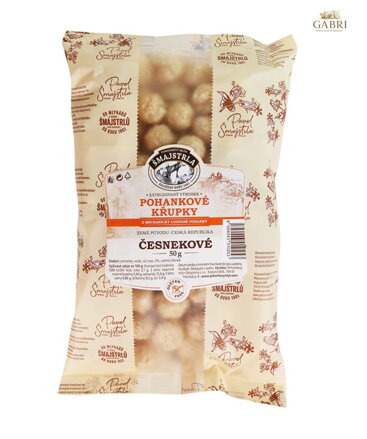 Pohankové křupky česnekové 50g Šmajstrla bez lepku 2846