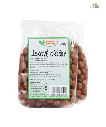 Lískové ořechy 250g ZP  58