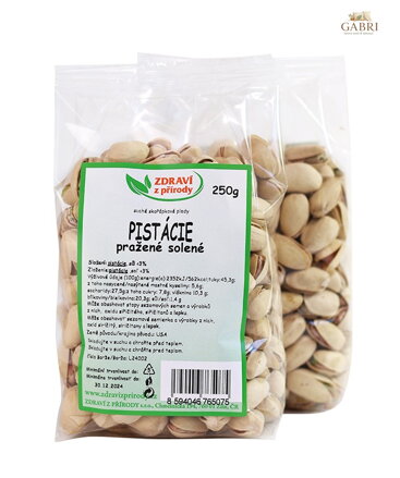 Pistácie pražené solené  250g ZP 2321