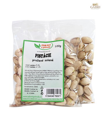 Pistácie pražené solené  100g ZP 2320